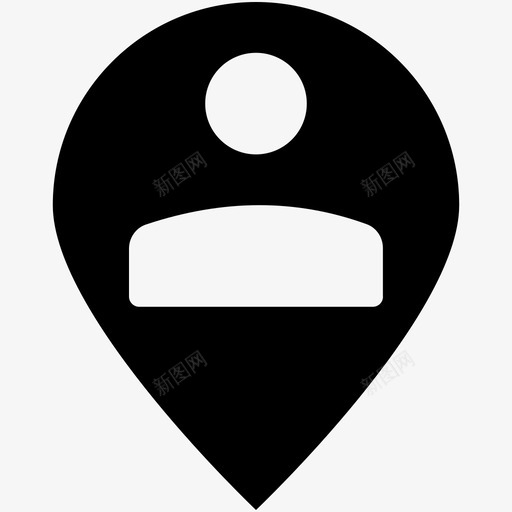 用户位置位置标识地图位置图标svg_新图网 https://ixintu.com web和用户界面字体图标 位置标识 地图位置 地图标识 用户位置 用户占位符