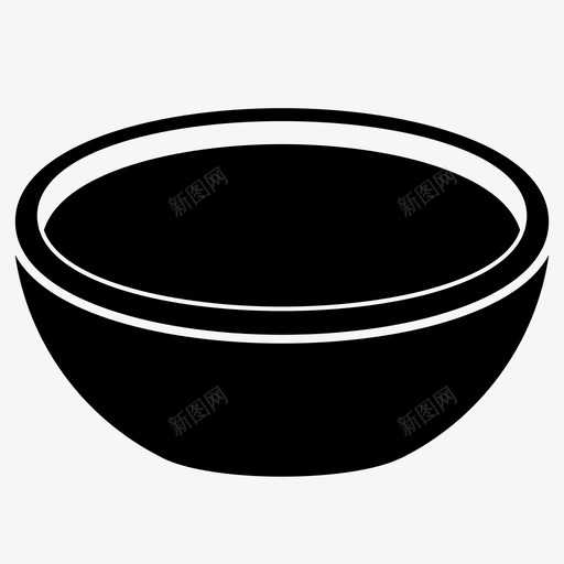碗晚餐酱汁图标svg_新图网 https://ixintu.com 开胃菜 晚餐 汤 碗 酱汁 食物和饮料