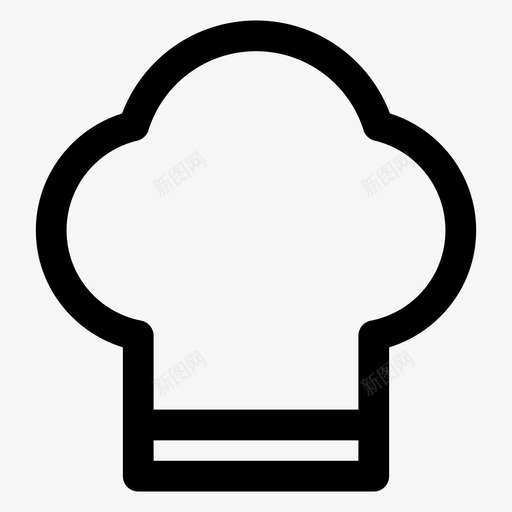 toque厨师厨师帽图标svg_新图网 https://ixintu.com toque 厨师 厨师帽 流行