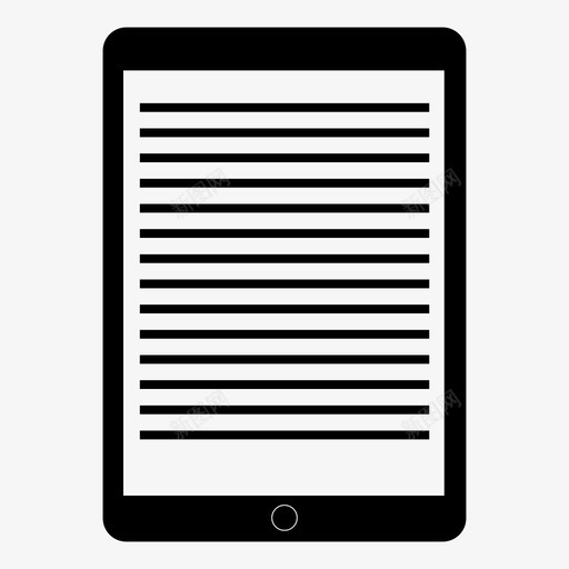 平板电脑电子书ipad图标svg_新图网 https://ixintu.com ipad 平板电脑 电子书