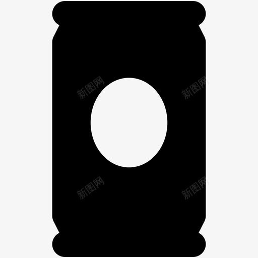 可乐罐罐装饮料汽水图标svg_新图网 https://ixintu.com 可乐罐 汽水 罐头包装 罐装饮料 网页和用户界面字体图标