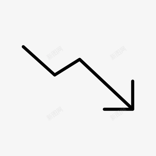下降趋势增加收入增加销售额图标svg_新图网 https://ixintu.com 下降趋势 增加业务 增加收入 增加销售额