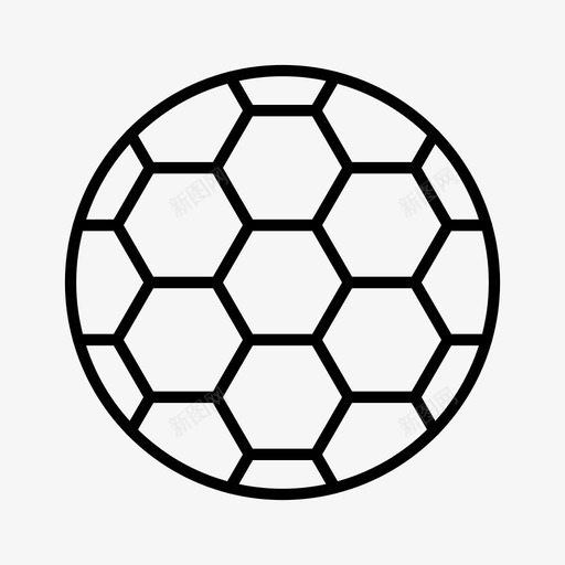 足球游戏玩图标svg_新图网 https://ixintu.com 游戏 玩 简单 足球 运动 运动球