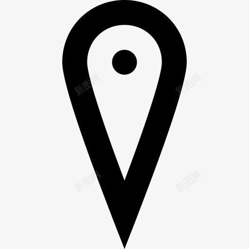 地图图钉gps定位销图标svg_新图网 https://ixintu.com gps 地图图钉 定位指针 定位销 导航 线路要素图标集