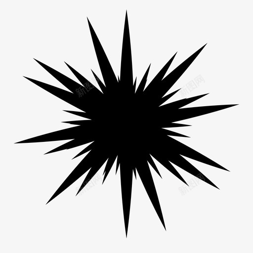 火花爆炸点火图标svg_新图网 https://ixintu.com 火花 点火 爆炸