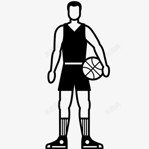 篮球运动员同型nba图标svg_新图网 https://ixintu.com nba 人 同型 篮球运动员 运动 运动型