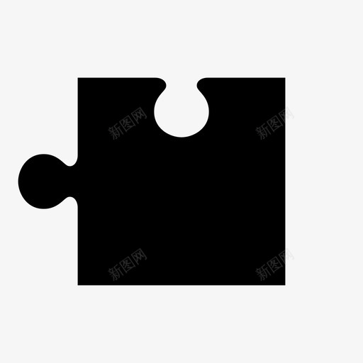 拼图块附加组件右下角图标svg_新图网 https://ixintu.com 右下角 扩展 拼图块 拼图拼图块 拼图角 连接 附加组件