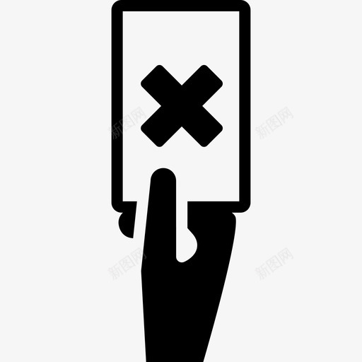 足球黄牌或红牌在手体育踢足球图标svg_新图网 https://ixintu.com 体育 足球黄牌或红牌在手 踢足球