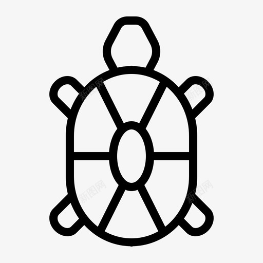 海龟海洋乌龟图标svg_新图网 https://ixintu.com 乌龟 海洋 海龟 航海和海洋