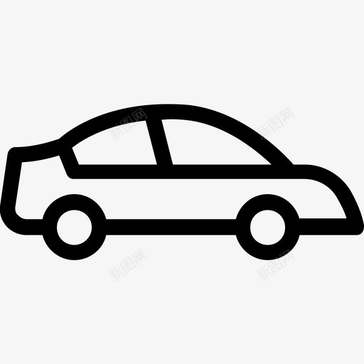 汽车豪华车交通线图标svg_新图网 https://ixintu.com 交通线图标 汽车 豪华车