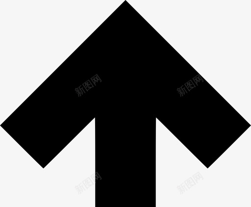 向上箭头箭头方向图标svg_新图网 https://ixintu.com 向上箭头 方向 箭头