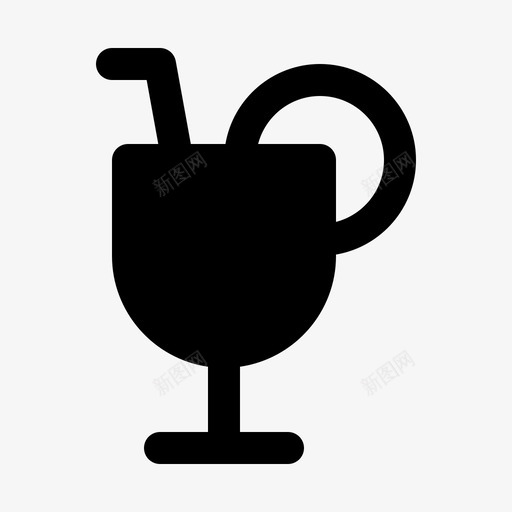 鸡尾酒酒吧城市位置图标svg_新图网 https://ixintu.com 位置 地图 城市 城镇 鸡尾酒酒吧