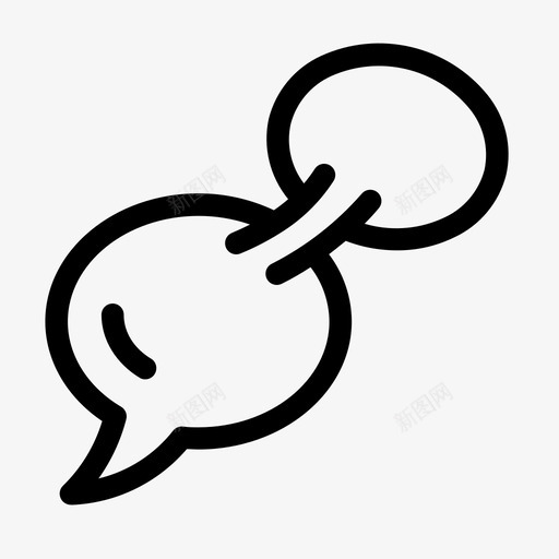 独白气泡内心独白图标svg_新图网 https://ixintu.com 信息 内心独白 气泡 独白 言语 言语泡沫