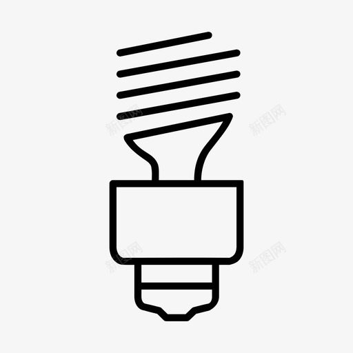 灯泡按钮暖气图标svg_新图网 https://ixintu.com 按钮 暖气 灯泡