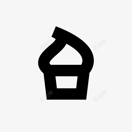 纸杯蛋糕小面包仙女蛋糕图标svg_新图网 https://ixintu.com 仙女蛋糕 小面包 纸杯蛋糕 食品相关的极简图标集 馅饼蛋糕