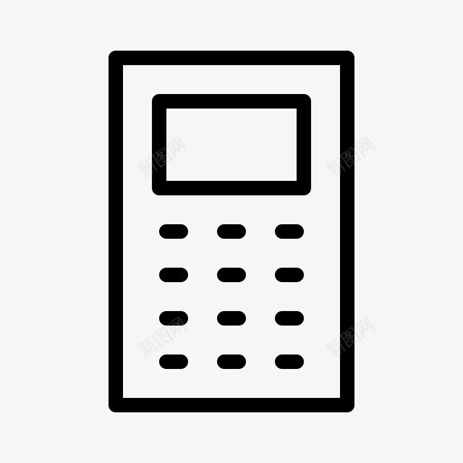 采购产品计算器消费电子设备图标svg_新图网 https://ixintu.com 消费电子 电子设备 硬件 设备 采购产品计算器