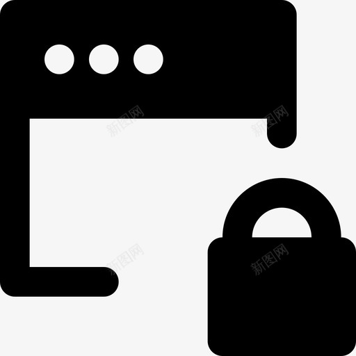 锁定窗口通信交互图标svg_新图网 https://ixintu.com smashicons交互mdsolid 交互 界面 通信 锁定窗口