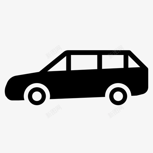 汽车掀背车轿车图标svg_新图网 https://ixintu.com 掀背车 旅行 旅行和运输标志 汽车 车辆 轿车 运输