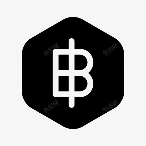 泰铢货币金融货币图标svg_新图网 https://ixintu.com 世界货币 泰国货币 泰铢货币 货币 金融