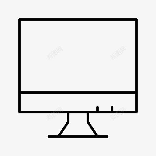 显示器消费电子产品设备图标svg_新图网 https://ixintu.com 显示器 消费电子产品 电子设备 硬件 设备