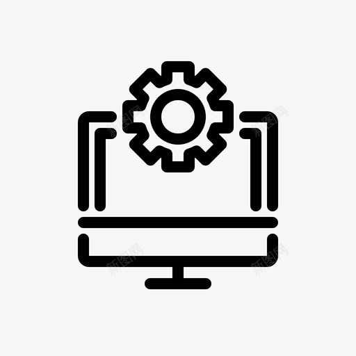 设置调整桌面图标svg_新图网 https://ixintu.com 新的各种图标 桌面 电脑 设置 调整 选项