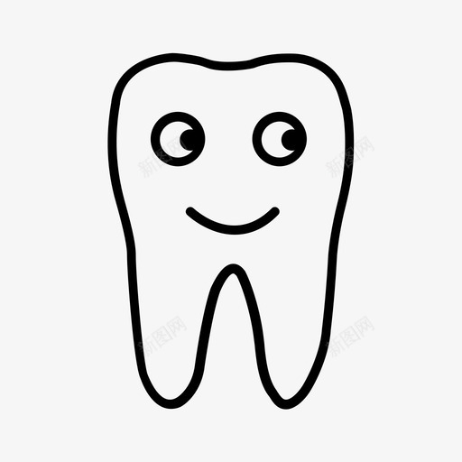 牙齿健康口腔图标svg_新图网 https://ixintu.com 健康 口腔 牙齿
