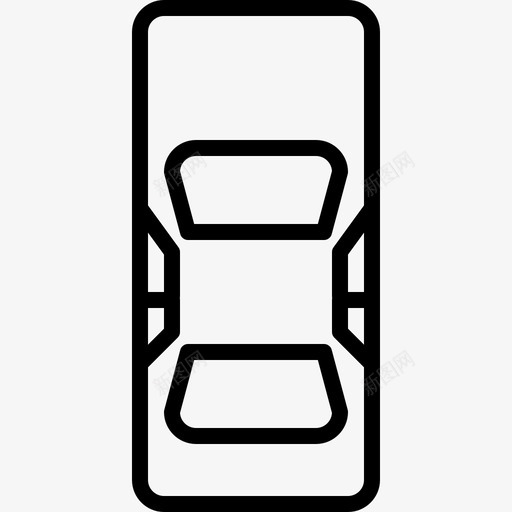 汽车顶视图汽车指示器图标svg_新图网 https://ixintu.com 指示器 汽车 汽车顶视图 笨重的汽车零件 顶视图