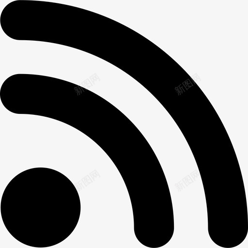 Rss提要符号界面界面和web图标svg_新图网 https://ixintu.com Rss提要符号 界面 界面和web