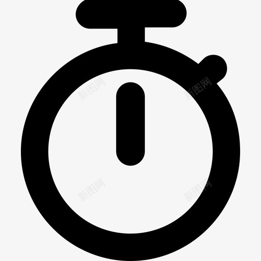 秒表计时器线路基本图标集1svg_新图网 https://ixintu.com 秒表 线路基本图标集1 计时器