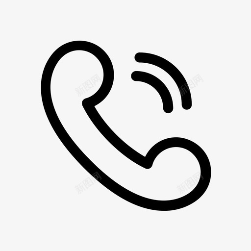 手机铃声通话铃声图标svg_新图网 https://ixintu.com 声音 应用程序图标集1 手机铃声 通话 铃声