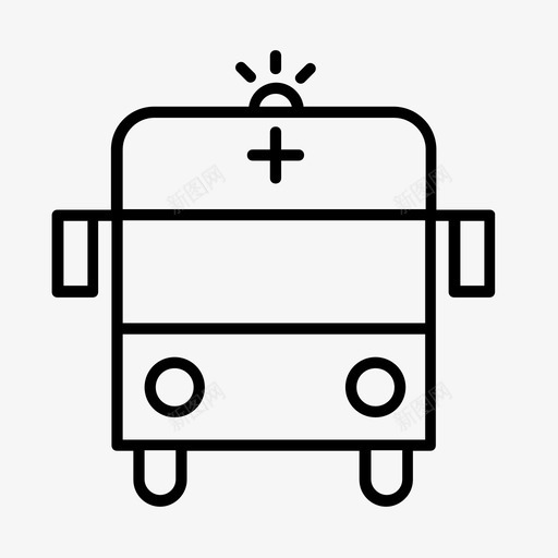 救护车急救服务医务人员图标svg_新图网 https://ixintu.com 医务人员 急救服务 护理人员 救护车 运输