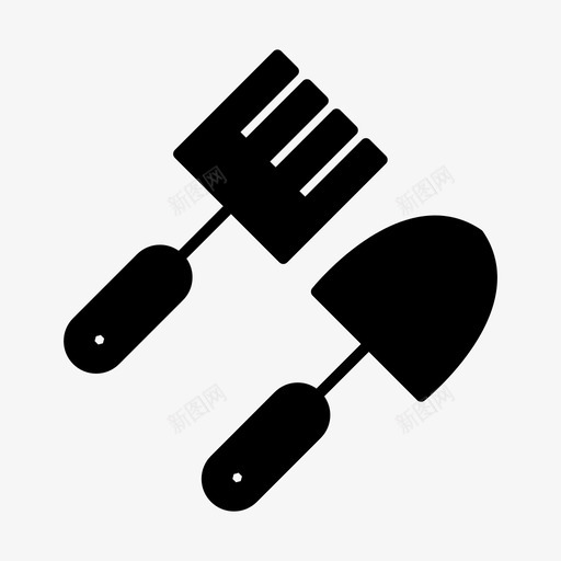 园艺工具农业自然图标svg_新图网 https://ixintu.com 农业 园艺固体 园艺工具 自然