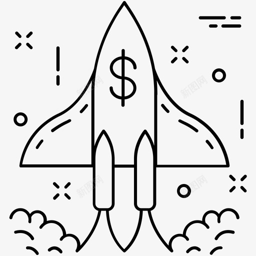 商业发射导弹火箭发射图标svg_新图网 https://ixintu.com 创业 商业发射 太空火箭 导弹 杂项图标1 火箭发射