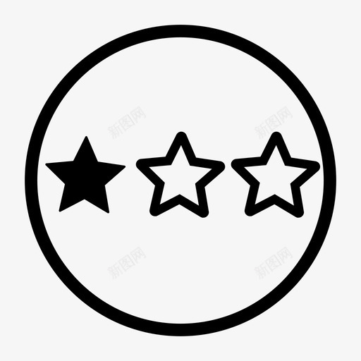 星级按钮费率图标svg_新图网 https://ixintu.com 按钮 星级 移动 费率