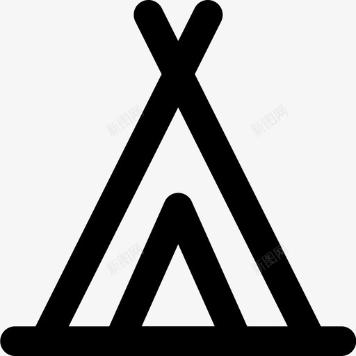 提皮美国土著图标svg_新图网 https://ixintu.com 史玛西康斯野生西部md大纲 土著 帐篷 提皮 美国 西部 野生