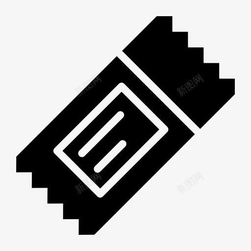 门票电影票停车票图标svg_新图网 https://ixintu.com 停车票 抽奖票 演出票 电影票 门票