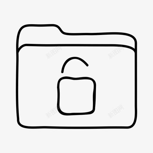 解锁文件夹访问文件夹文件夹图标svg_新图网 https://ixintu.com 手绘文件夹 文件夹 解锁文件夹 访问文件夹