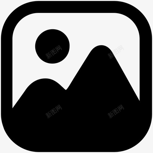 风景图像照片图标svg_新图网 https://ixintu.com 图像 图片 搜索引擎优化和网络图标 摄影 照片 风景
