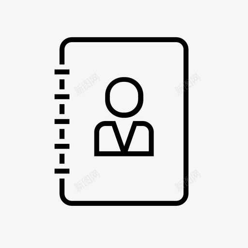 通讯簿应用程序回溯图标svg_新图网 https://ixintu.com 个人 个人版本 便笺 回溯 应用程序 用户 通讯簿