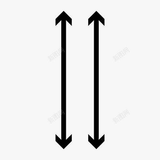 平行箭头方向双箭头图标svg_新图网 https://ixintu.com 双箭头 平行箭头 方向 移动