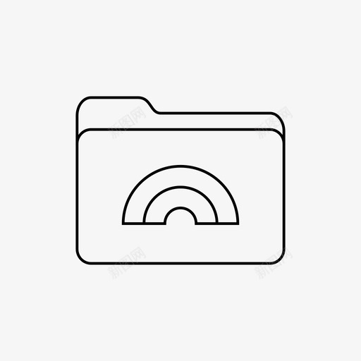 彩虹文件夹文件夹图标svg_新图网 https://ixintu.com 下载 彩虹文件 彩虹文件夹 文件夹