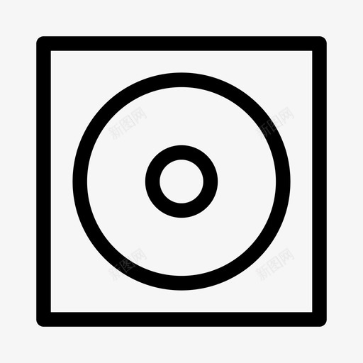 光盘专辑媒体图标svg_新图网 https://ixintu.com 专辑 光盘 媒体 曲调 简约主义概述 音乐