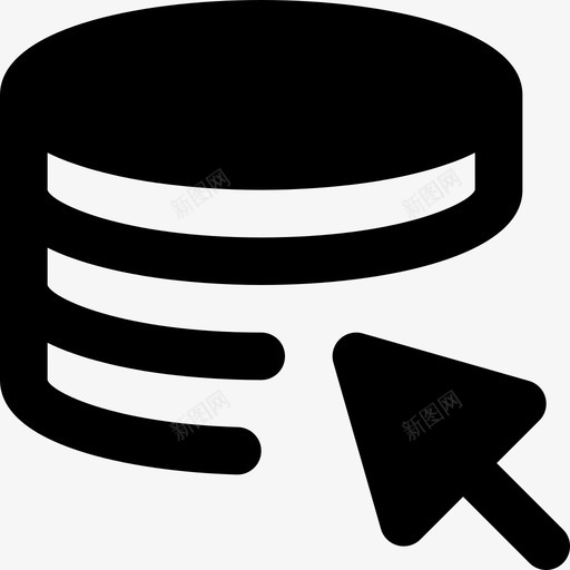 单击数据库通信交互图标svg_新图网 https://ixintu.com smashicons交互mdsolid 交互 单击数据库 界面 通信
