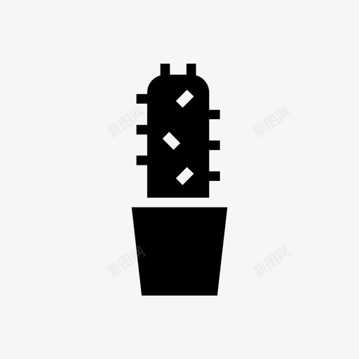 采购产品仙人掌装饰家图标svg_新图网 https://ixintu.com 家 家庭家具和装饰 植物 花瓶 装饰 采购产品仙人掌