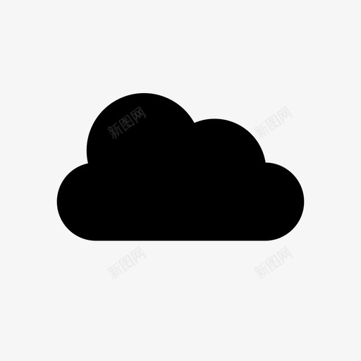 云云计算烟雾图标svg_新图网 https://ixintu.com 云 云系统 云计算 烟雾 软装