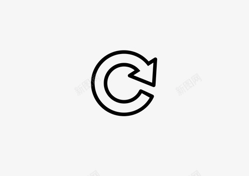 箭头圆图标svg_新图网 https://ixintu.com 圆 箭头
