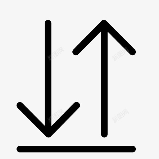 上传双箭头上移图标svg_新图网 https://ixintu.com 上传 上移 上箭头 双箭头 替换 滴滴 箭头