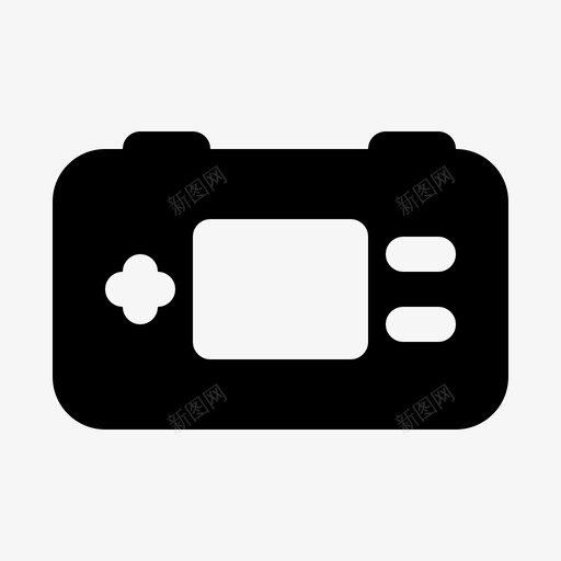 游戏男孩消费电子设备图标svg_新图网 https://ixintu.com 消费电子 游戏男孩 电子设备 硬件 设备