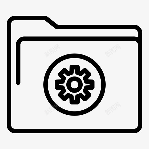 文件夹设置目录文件图标svg_新图网 https://ixintu.com 文件 文件夹设置 文件夹选项 文件设置 目录