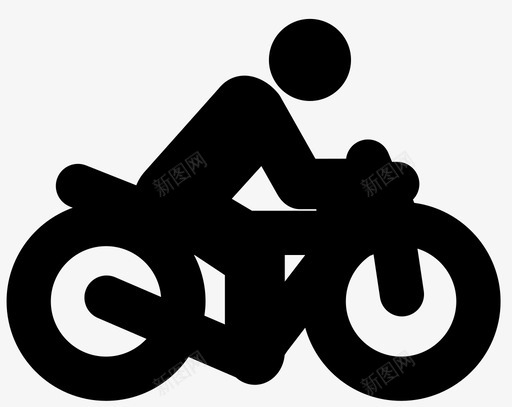 摩托车手加油工摩托车图标svg_新图网 https://ixintu.com 加油工 摩托车 摩托车手 旅行 骑手